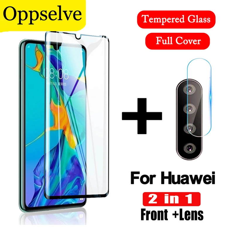 

2-in-1 Camera Glass For Huawei P20 P30 Pro Mate 20 30 Lite P Smart 2019 Screen Protector Tempered Glass For Huawei P20 Film Glas