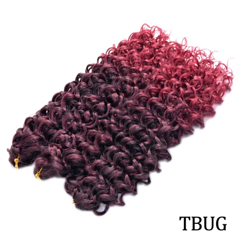 GoGo Curl Вязание крючком Волосы 10 дюймов Ocean Wave Вязание крючком Волосы Water Wave Синтетическое плетение Наращивание волос Вьющиеся вязанные крючком волосы для женщин