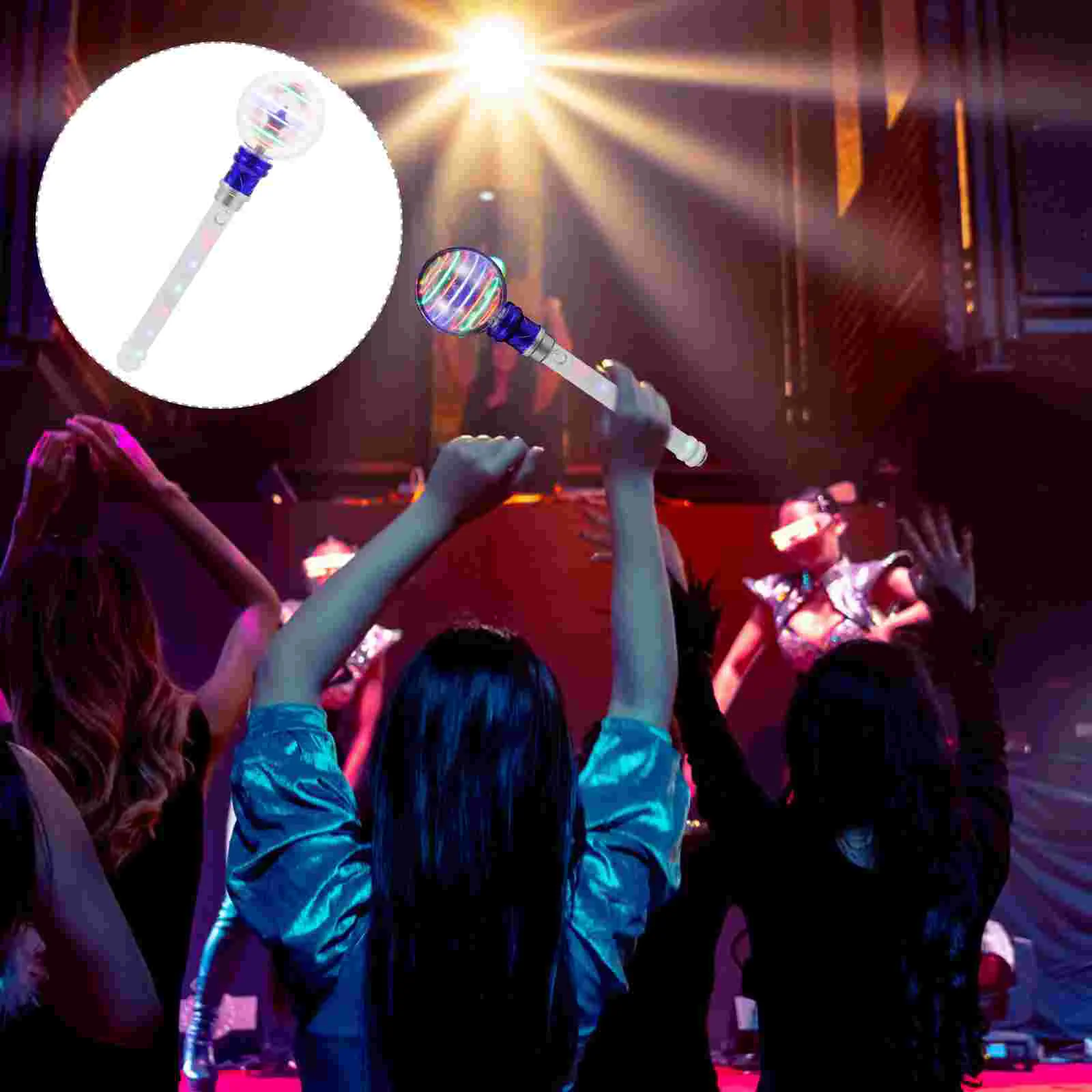 

Wedding Party Decor Led Party Wand Glowing Light Glow in The Dark Sticks Rotating LED Toy Flashing Wand Toy Led Toy