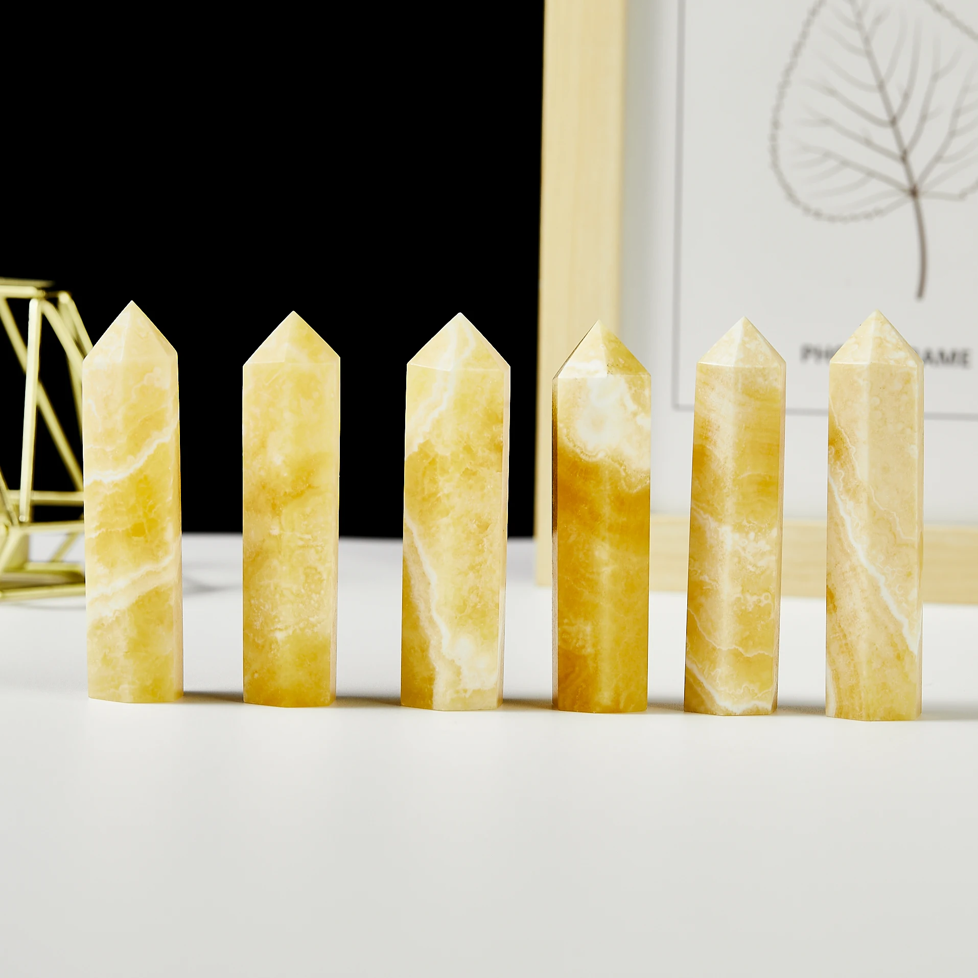 Хрустальная точечная призма натуральный камень Кварцевая башня энергетическая