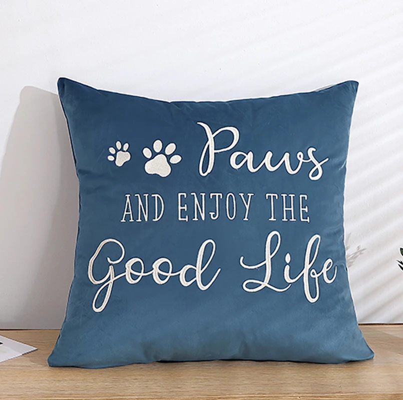 

Easyum 40*65CM 50*50cm Bench Home Decor Back Sofa Seat Darlon Velvet Cushion Pillow Cover Case with Zipper
