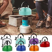 whistling kettle teapot 3l durable stainless steel whistling camping bottle lightweight pot for trips hiking cooking ergonomic