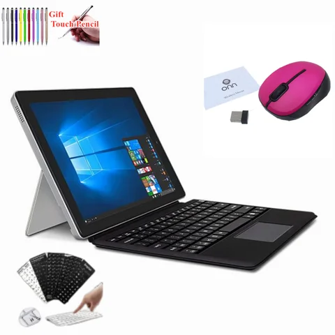 Ноутбук с операционной системой Windows 10, 12,2 дюйма, 64 бит, портативный мини-ПК Intel Celeron N4000, 2 Гб + 64 ГБ, двойная камера 1920 x IPS
