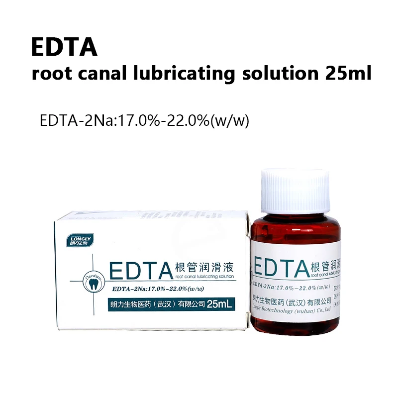 Раствор для смазки корневого канала EDTA 25 мл обработки используется во время