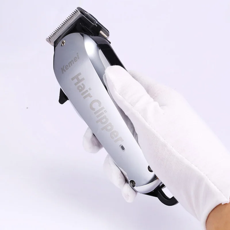 

Kemei 706Z Sliver Barber Hair Clipper Professional Cordless Electric Hair Trimmer for Men Beard Cutting Machine
