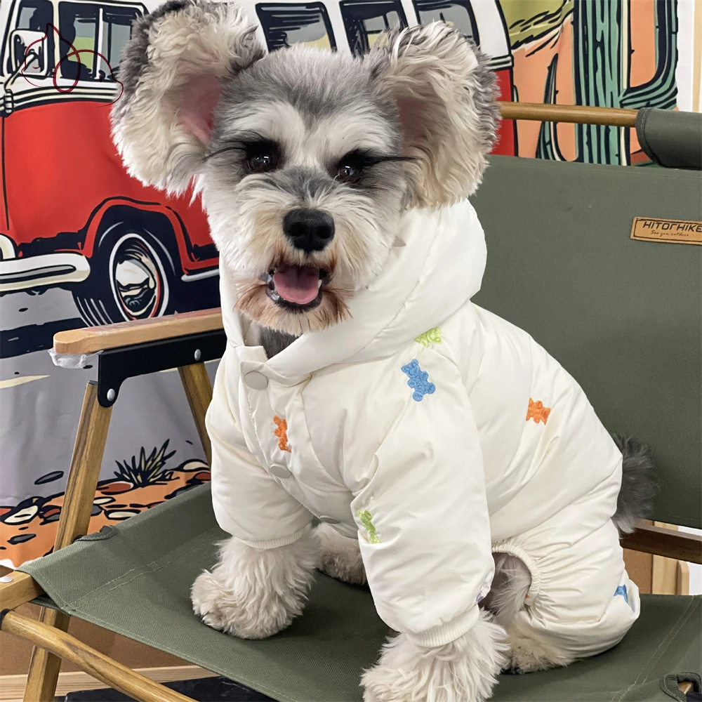 

Winter Dog Jacket Clothes Waterproof Warm Dog Clothes Coat For Medium Dogs Fashion Pet Puppy Schnauzer Teddy Bulldog Clothing