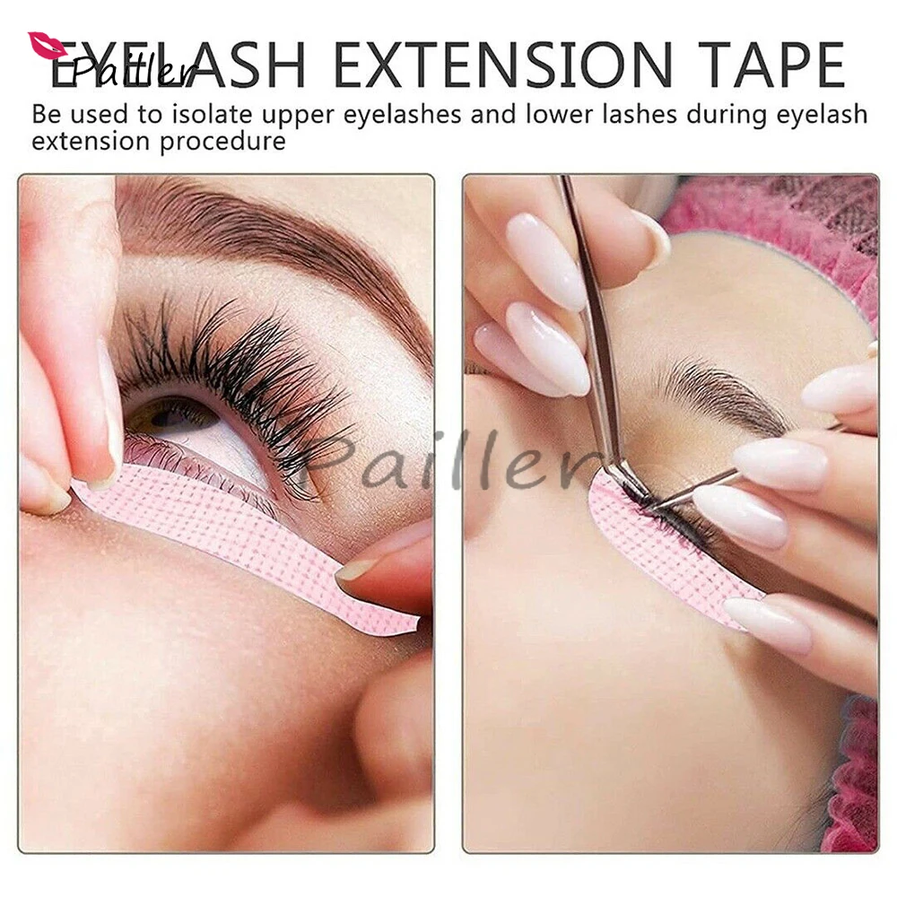 

Eyelash Tape for Extension Under Eye Breathable Micropore Fabric Rolls Soft Eye Patches Makeup Easy to Tear Professional Lashes