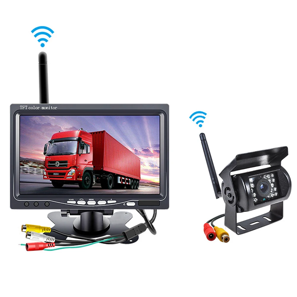 

Reverse Image Digital Waterproof Wireless Easy Use Rear View Transmit Universal HD Camera Stable Car Monitor Security Adjustable