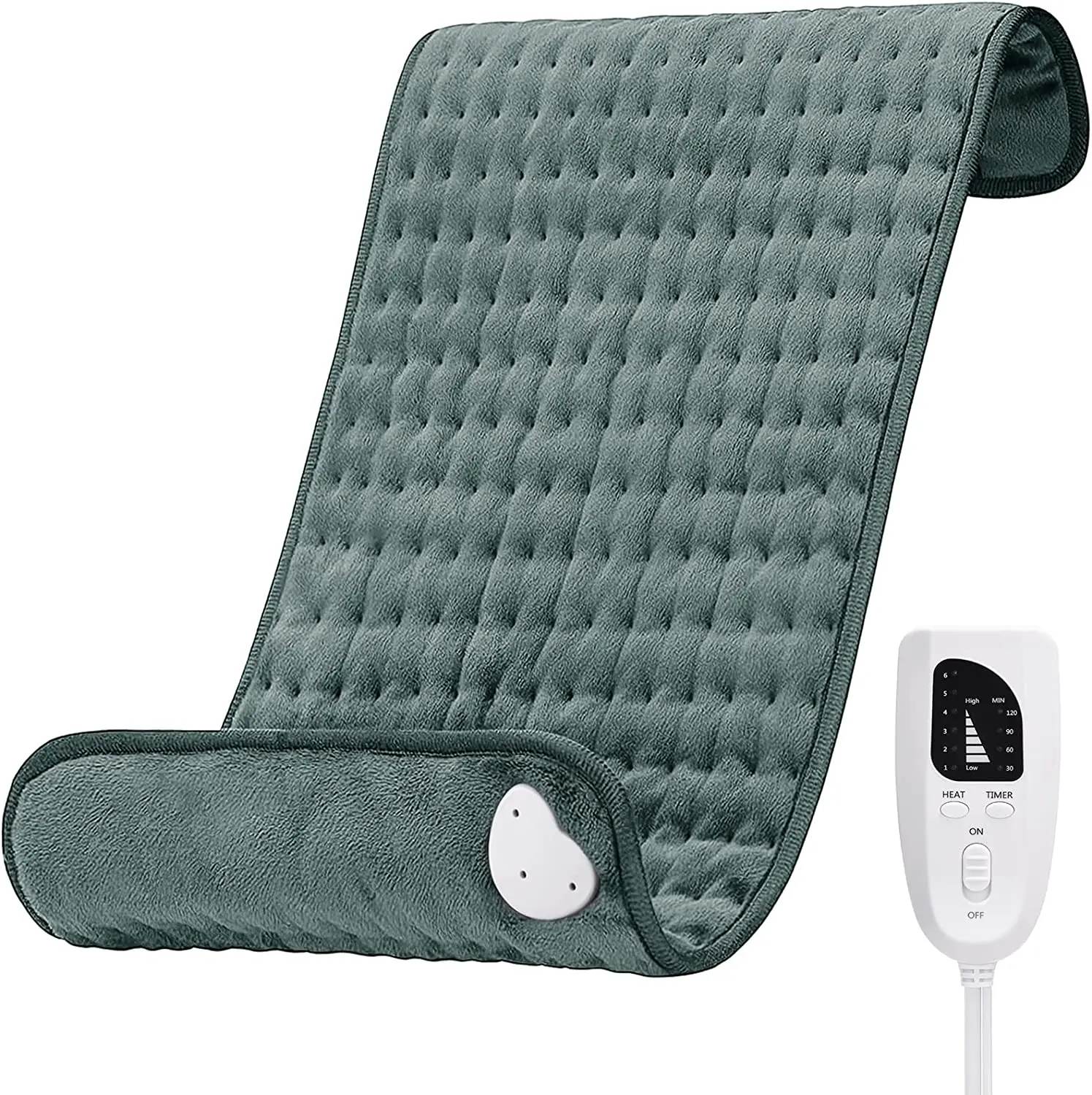 

60x30cm Electric Heating Pad with 4 Auto Shut Off 6 Heat Settings For Shoulder Neck Back Spine Leg Pain Relief Winter Warmer