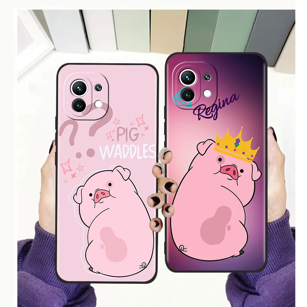 

Cartoon Funny Pig Phone Case For Xiaomi Mi X3 X4 NFC F3 M3 GT Note 9T 10T 10 11 Ultra 11T 11X 11i Pro Lite 5G Silicone Shell TPU