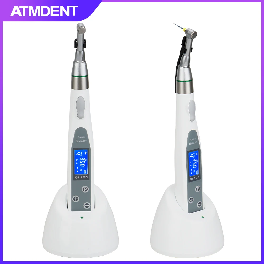 

New Dental Wireless Endo Motor Smart with LED Lamp 16:1 Standard Contra Angle Endodontic Instrument Teeth Tools