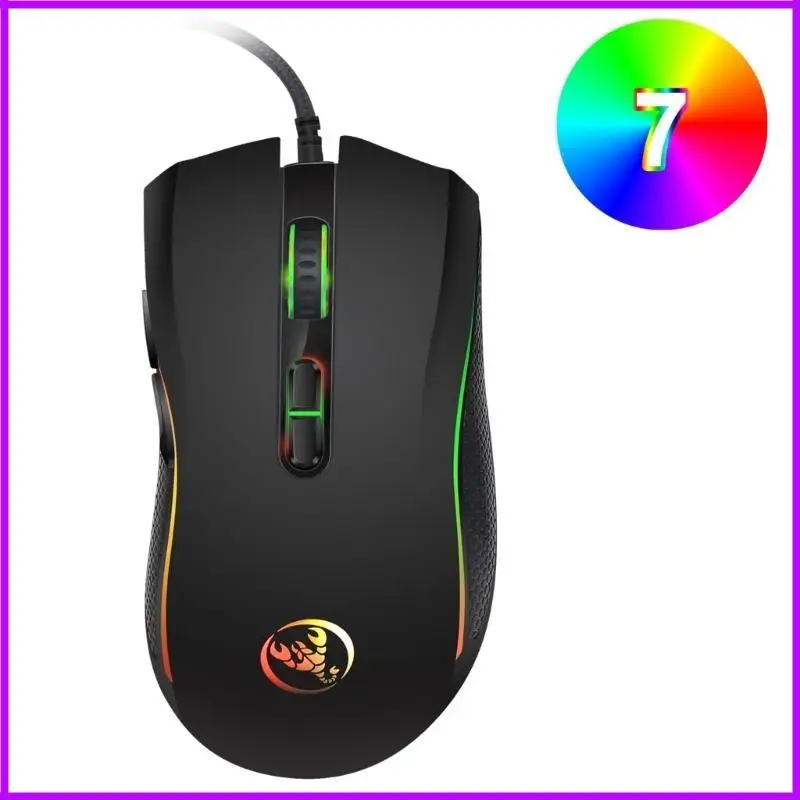 Фото Ультракомпактная 61 клавиша RGB Mini клавиатура, 3200 DPI Optical Mouse для ПК №2
