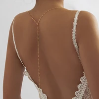 new bohemia long chain star tassel pendant necklace for women bride wedding accessories sexy bikini chest chain vacation jewelry