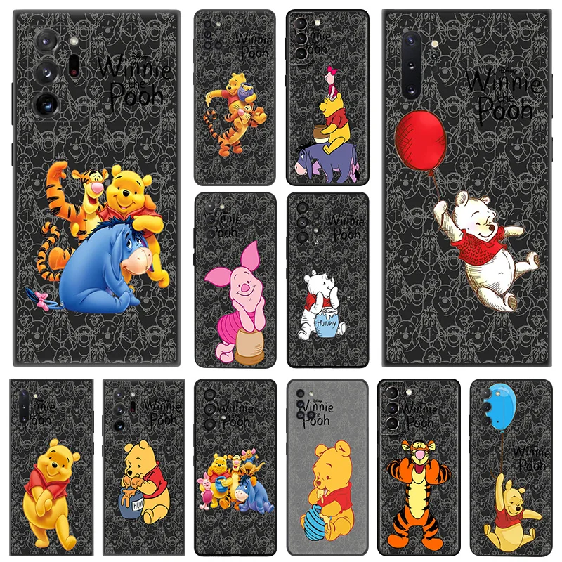 Чехол для телефона Samsung A35 5G A55 A02 A03 A04 A05 S8 S9 Note10 Plus 9 8 a05s a04e Kubuś Puchatek милый мягкий