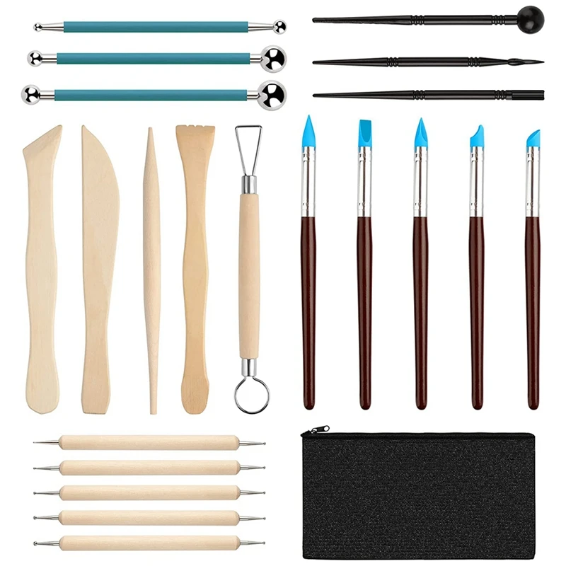 

Modelling Tool, Clay Ceramic Tool Set, Sculpting Polymer Clay Tools, Pottery Clay Tool For Sculpture Carving Tool