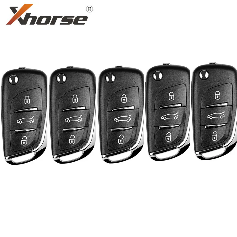 

Пульт дистанционного управления Xhorse XKDS00EN, 3 кнопки, для VVDI2, для Volkswagen X002, 5 шт./лот