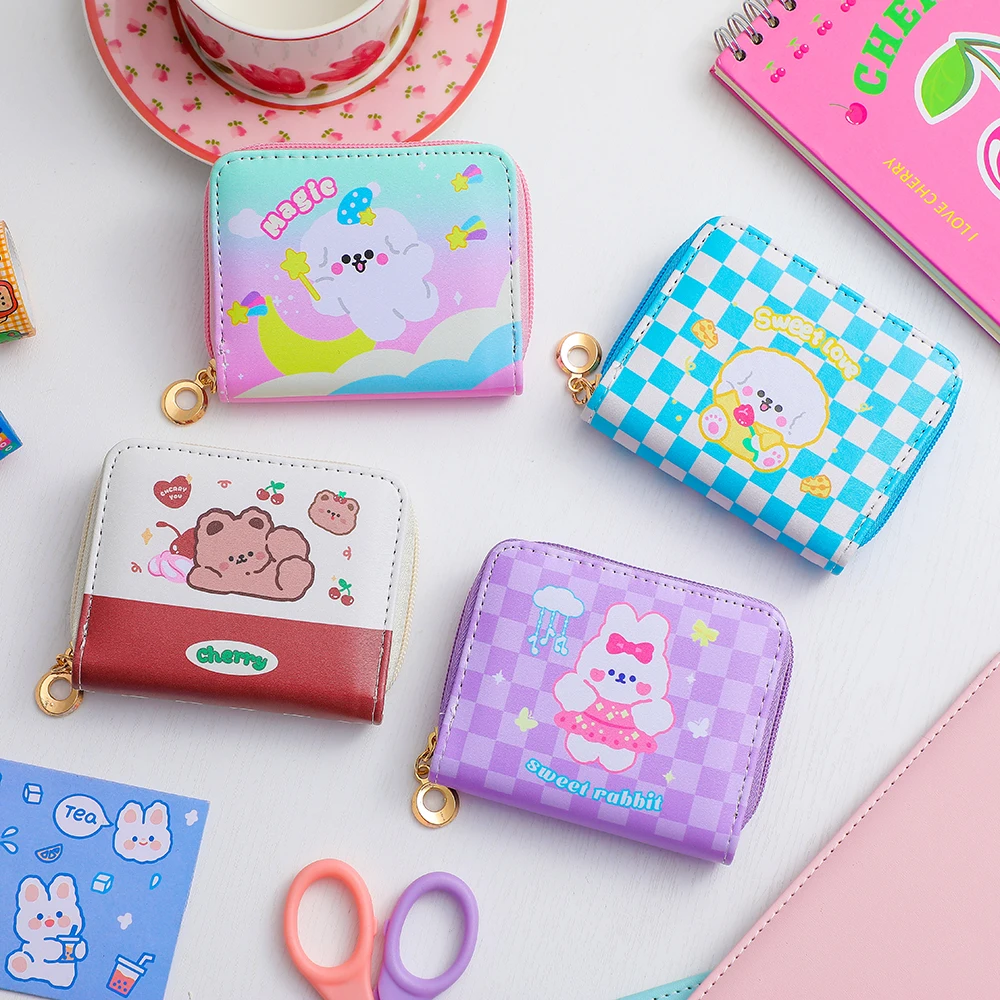 

Kawaii уличная многофункциональная косметичка для девушек, Женская мультяшная косметичка, женские туалетные принадлежности, дорожные женски...