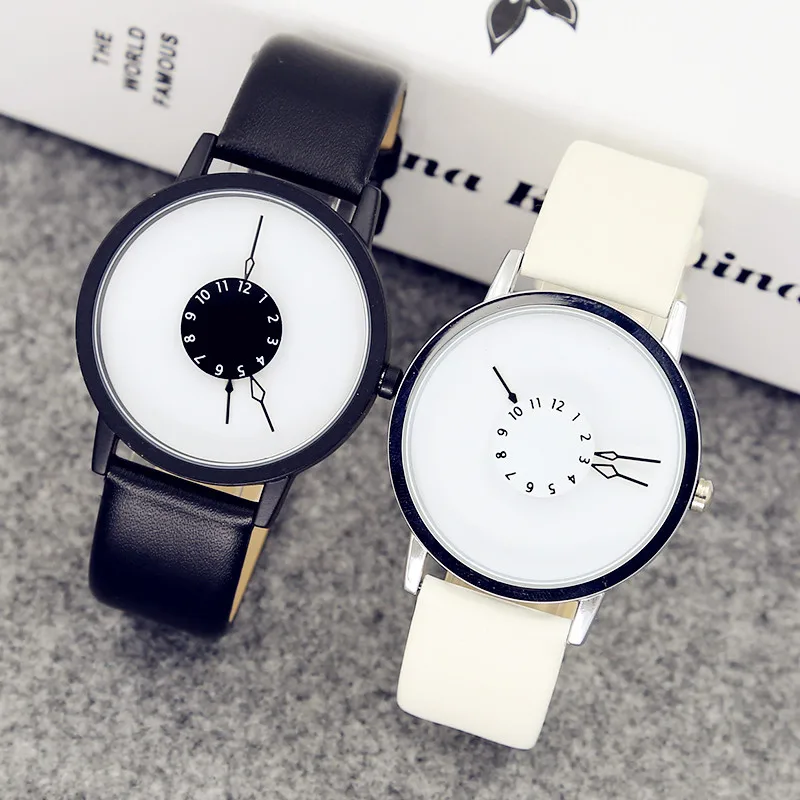 Simple Elegance and Creativity Trend New Concept Waterproof Special-Interest Design Men and Women Student Couple Watch