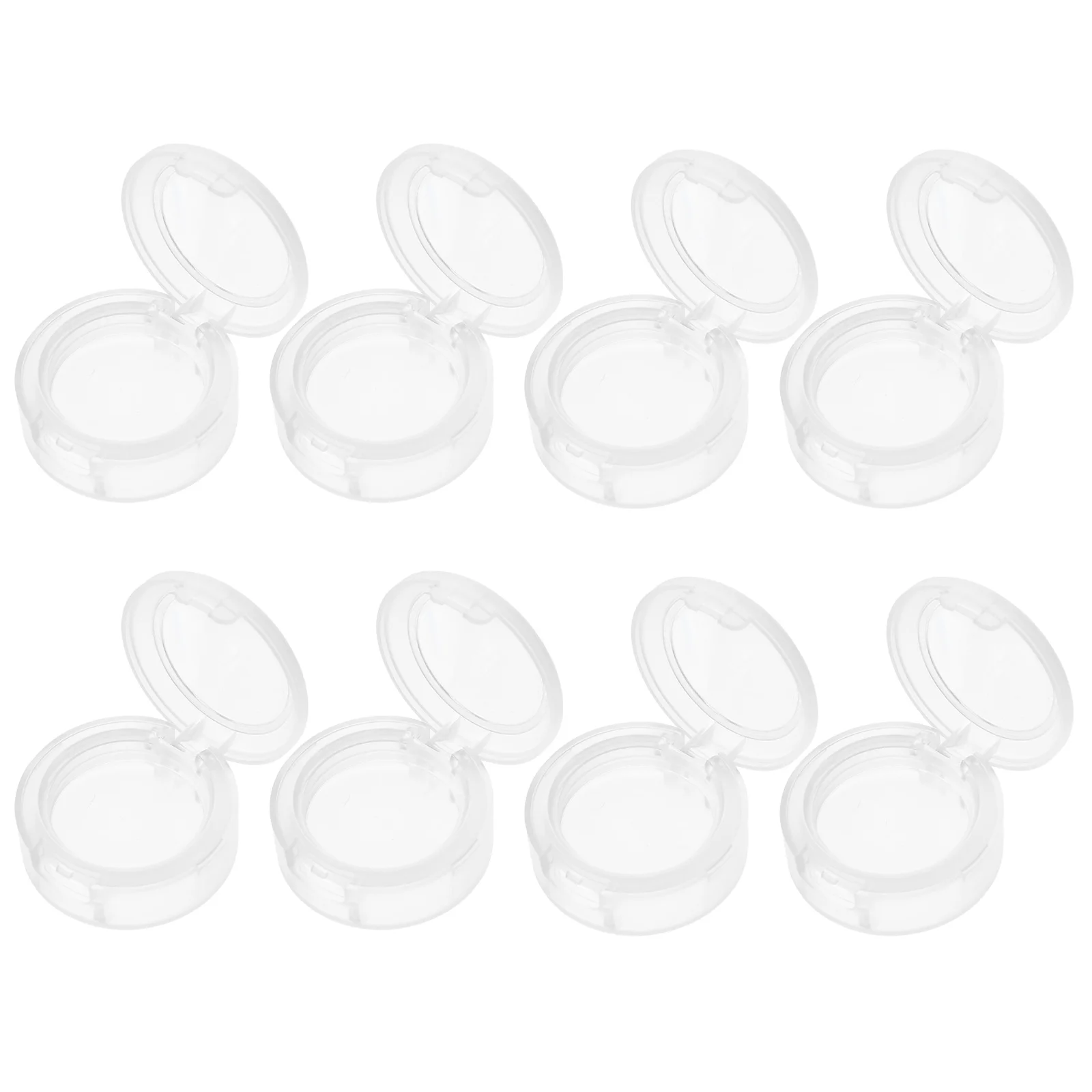 

Eyeshadow Container Organizer Empty Travel Box Makeup Jar Compact Blush Lipstick Pocket Storage Tins Jars Cream Pot Diy Sample