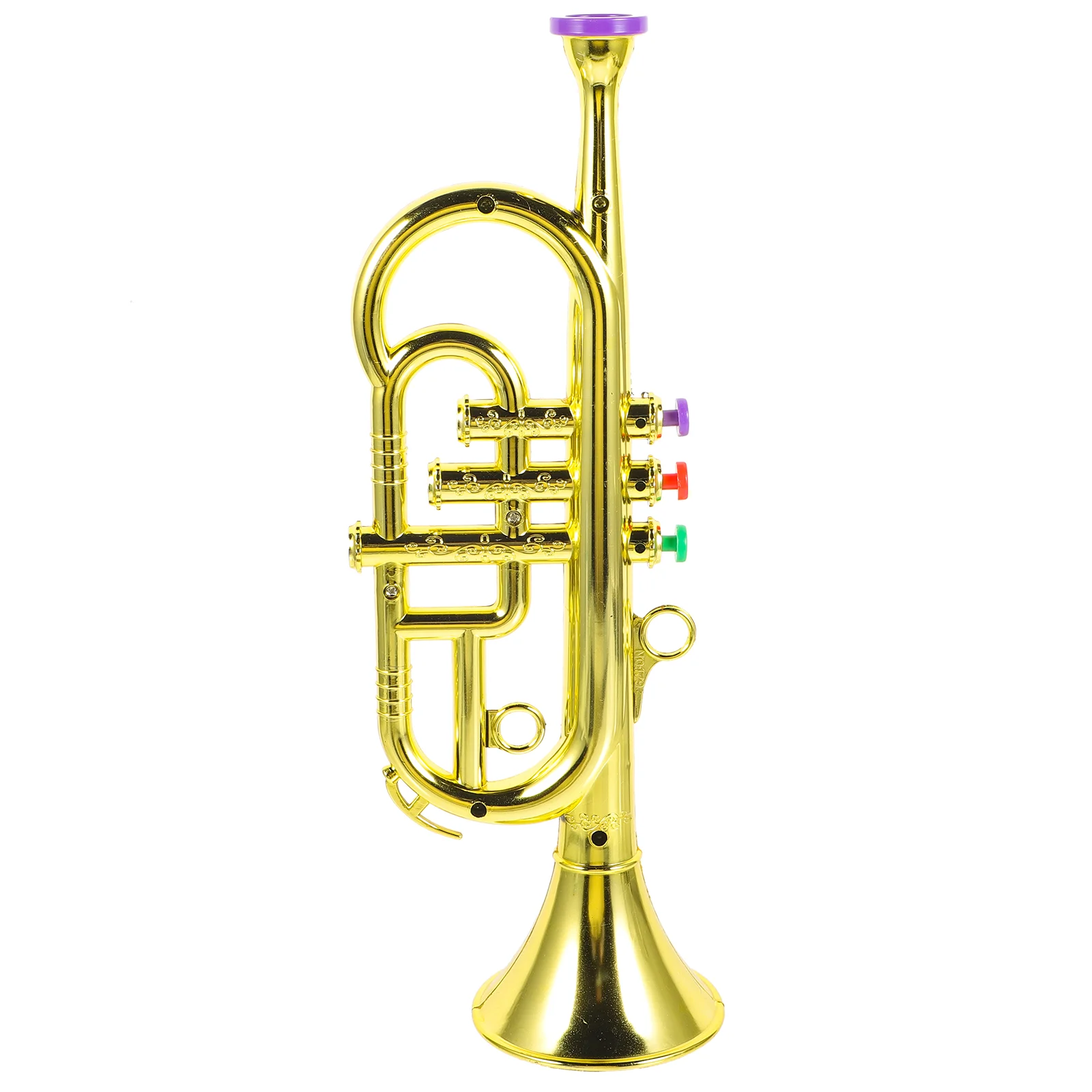 

Musical Instrument Props Model Kids' Plaything Imitation Instruments Toy Educational Trumpet Simulation Plating Baby For