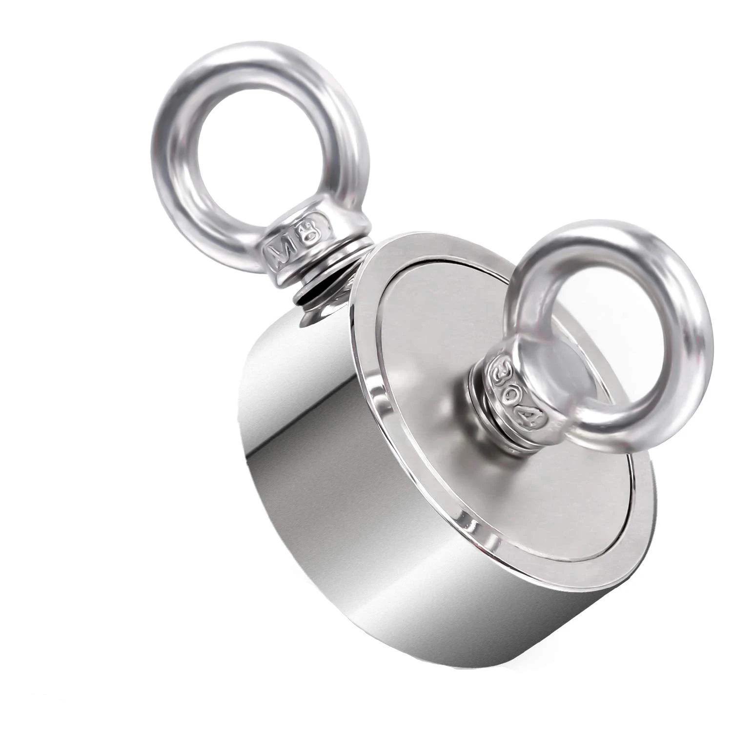 Мощный Неодимовый магнит двухсторонний с крючком Сверхмощный для рыбалки