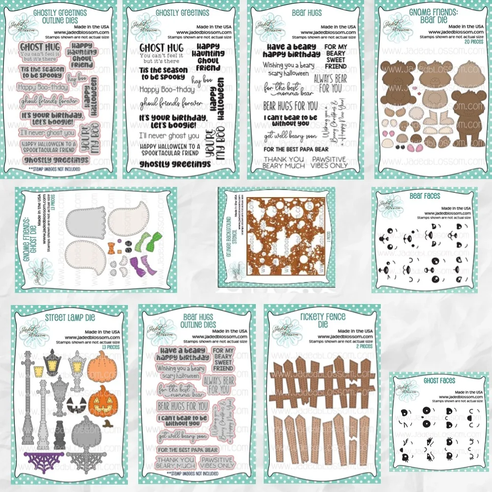 2024 металлические Вырубные штампы и прозрачные вырезанные лезвие нож дырокол