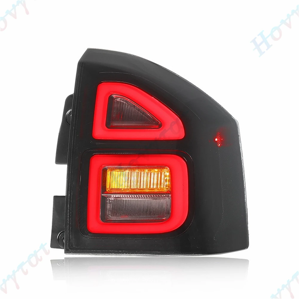 Фото Пара светодиодных задних фонарей для JEEP COMPASS 2011 2012 2013 2014 2015 2016 2017, задний фонарь, стоп-сигнал, указатель поворота, фонарь заднего хода №3