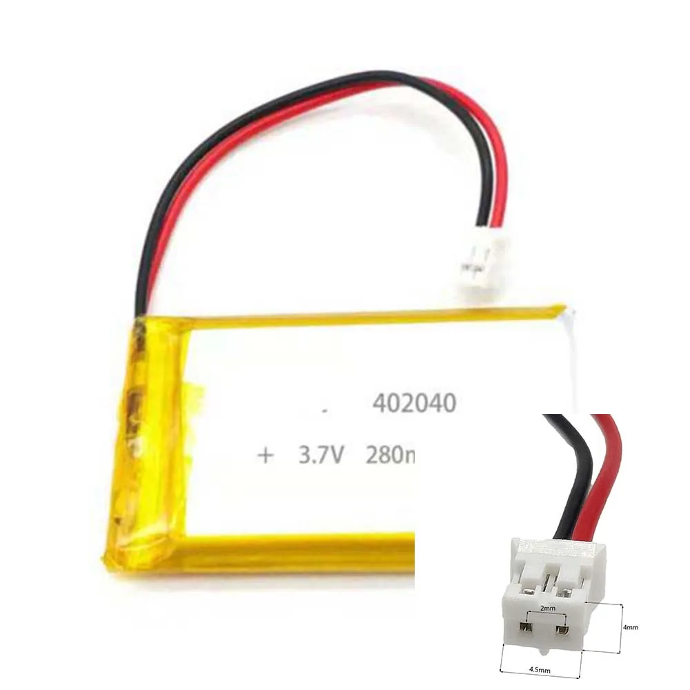 Аккумуляторная 3 7 В 280 мАч 402040 Литий-полимерный ионный аккумулятор для GPS-планшета