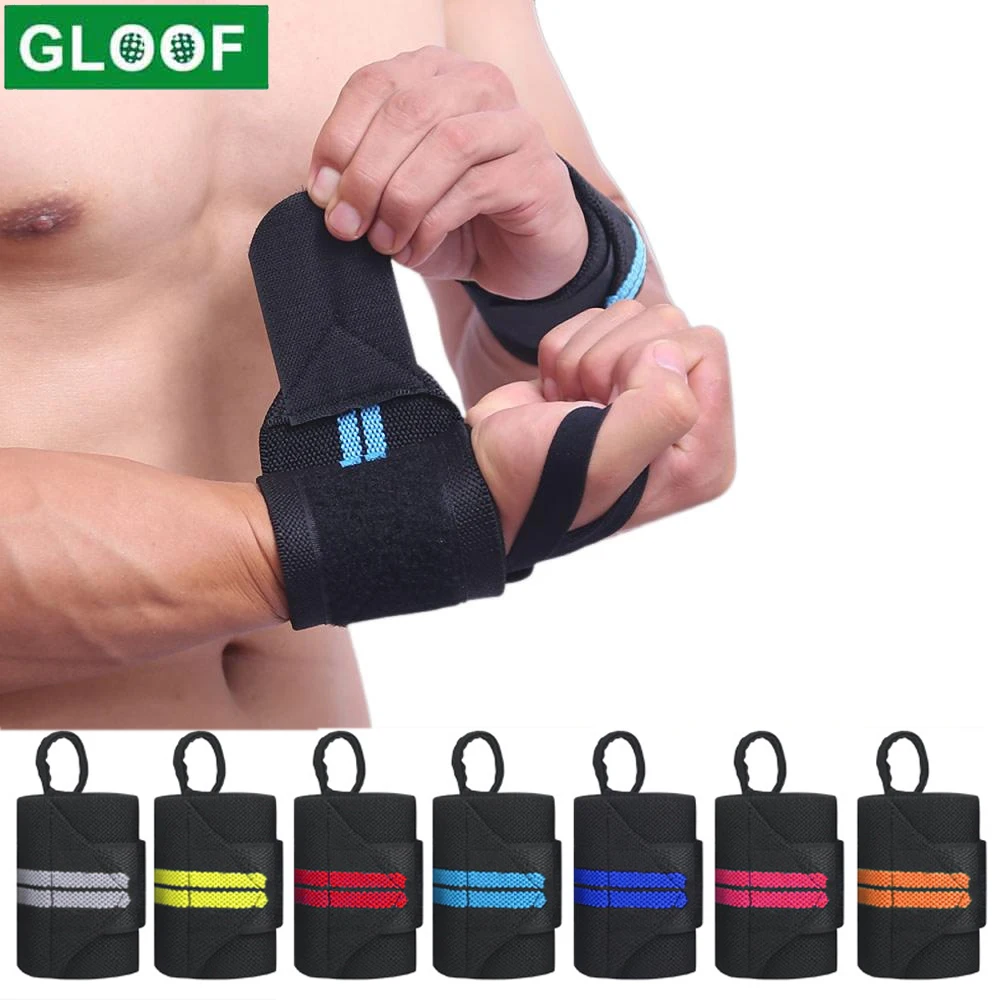 

1PCS Wrist Support Wristband Elastic Breathable Wrist Wrap Bandage Fitness Weightlifting Powerlifting Wrist Brace Support Strap