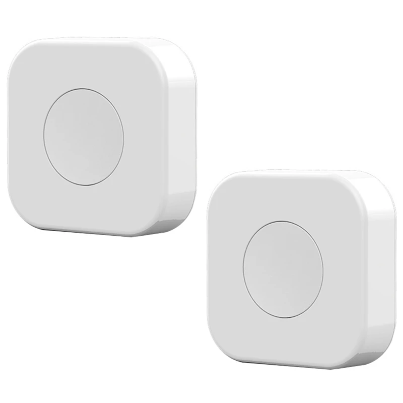 2-кнопочный переключатель Tuya Zigbee для умного дома беспроводной пульт