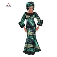private custom african print clothing wax women african style skirt top set dashiki women set plus size women clothing wy064