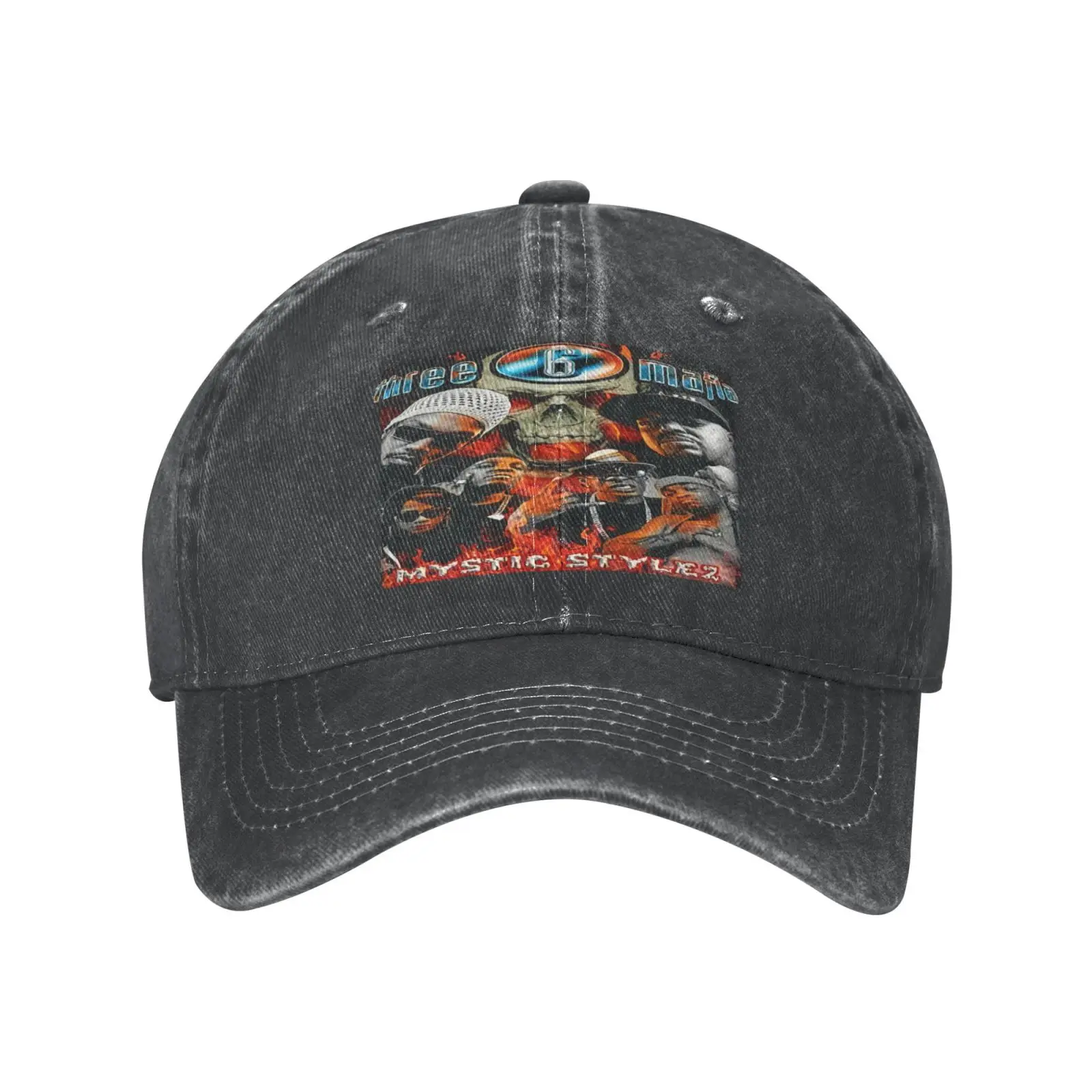 

Кепка Three 6 мафия 90-х Мужская кепка мужская кепка головные уборы летняя Панама шляпы от солнца женские зимние шапки 2022 кепка для женщин Балак...