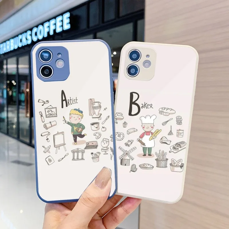 

Симпатичный чехол для телефона IPhone 14 13 12 11 Pro Max X XR XS 8 7 Plus, цветной чехол из жидкого стекла