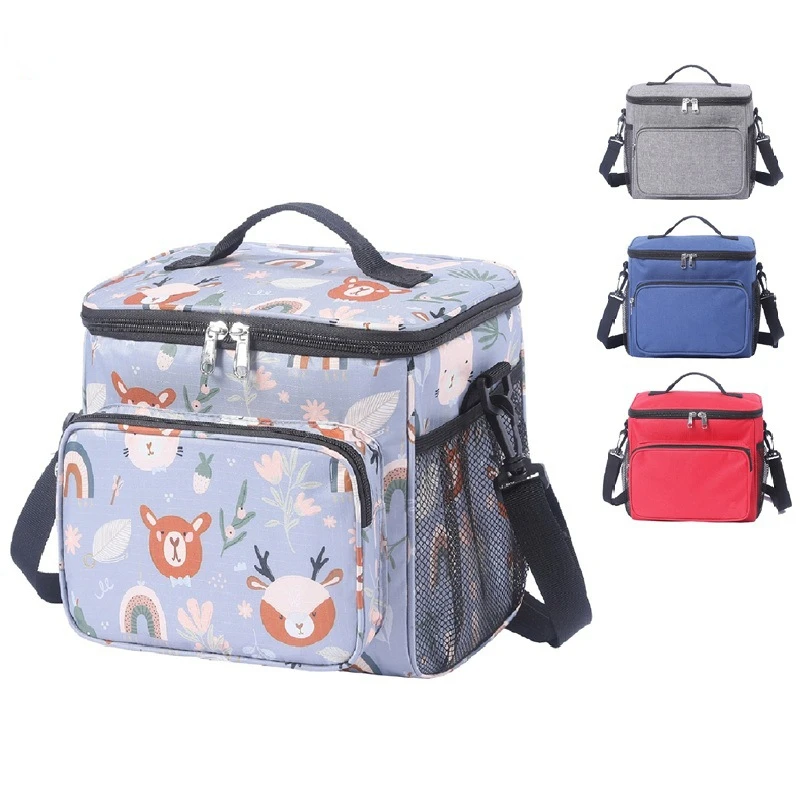 

Double-Layer Insulation Lunch Bag Thermal Hot-Pressing Process Picnic Bag Waterproof Fresh-Keeping Lunch Bag