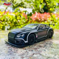 msz 132 bentley continental gt3 alloy car model childrens toy car die casting with sound and light pull back function