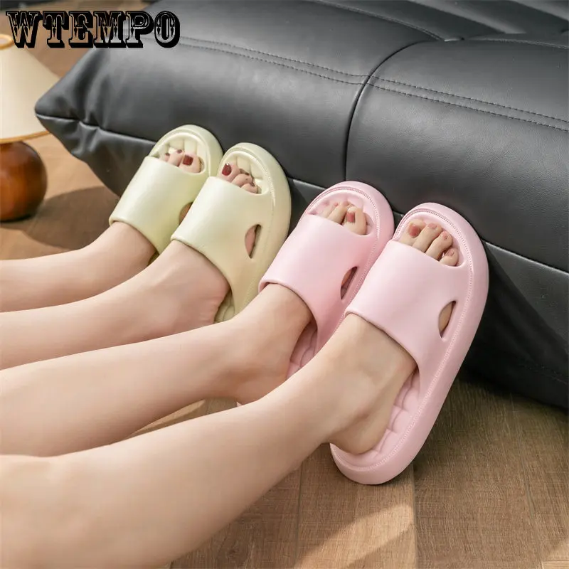 WTEMPO Comfortable Eva Slippers for Women Soft Design with Thick Sole for Summer Indoor Shower Shoes Wholesale Dropshipping