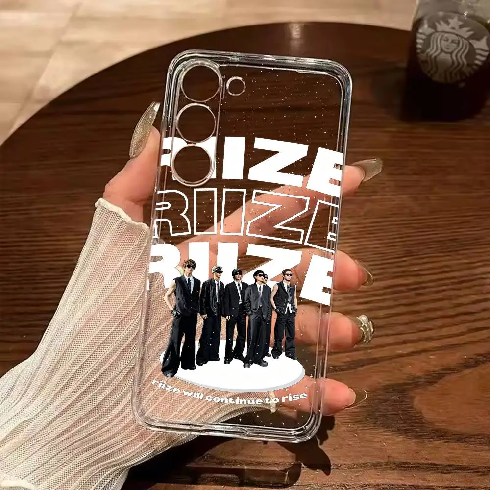 Прозрачный жесткий чехол для телефона KPOP R-RIIZE Do your dance для Samsung Galaxy A91,80,73,72,71,53,52,32,31,22,21s (art.: 3920dc6f19eea) - 3920dc6f19eea