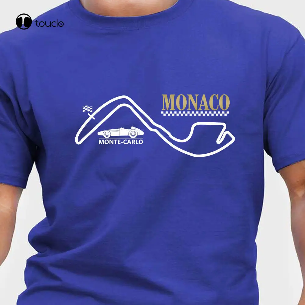 

Hot Sale 100% Cotton Race & Retro - Retro Monaco Race Circuit T-Shirt Summer Style Tee Shirt Custom aldult Teen unisex unisex
