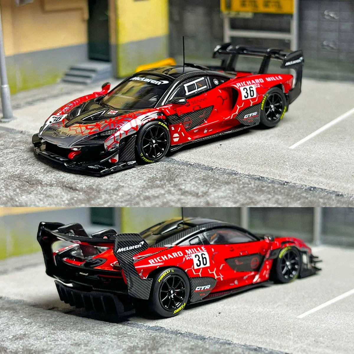 

LCD 1:64 Senna GTR Модель автомобиля игрушки для мальчиков подарок для детей сплав