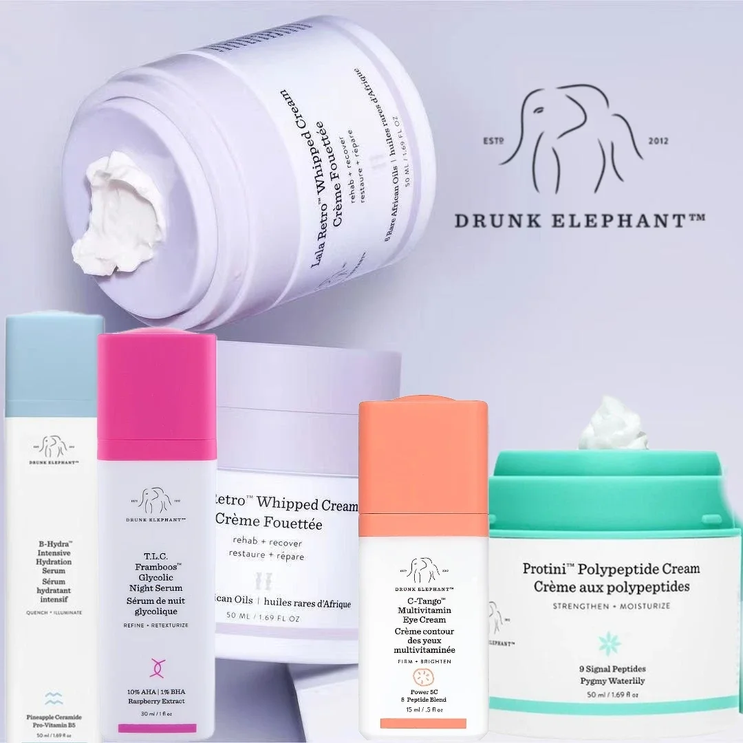 

Drunk Elephant 50ml Face Cream Protini Lala Retro Moisturize Cream Primer With Amino Acids Anti-wrinkle Face Care For Day Night