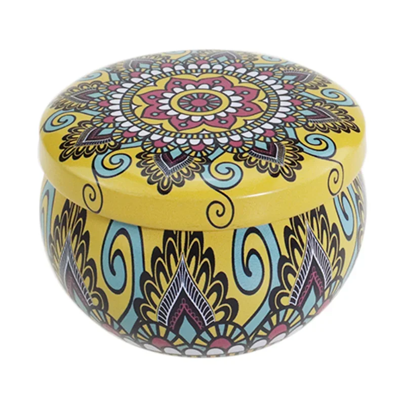 Zackoo 4/6/12/20 шт. пустая жестяная коробка DIY жестяные банки для свечей 2 унции круглые