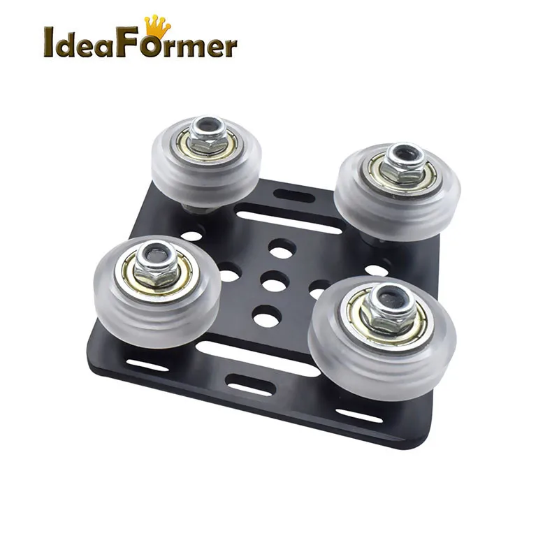 

1 Pcs Openbuilds V-slot Gantry Plate T3x65.5x65.5 With Pulley Suites For 20X20 Series V-slot aluminum profiles 3D Printer Parts