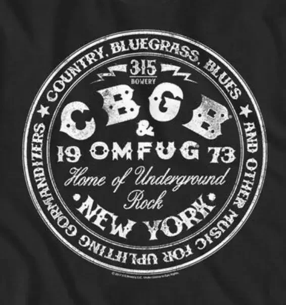 OMFUG 315 Хлопковая футболка большого размера Bowery NYC