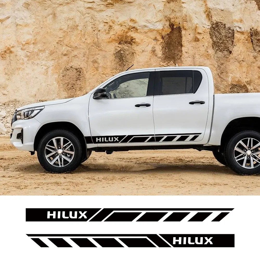 Декоративная наклейка для пикапа Toyota Hilux Vigo Revo стильные полосы грузовика