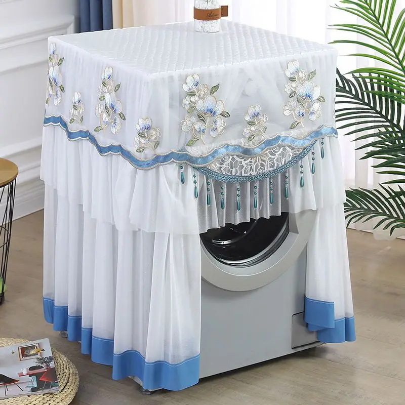 

Washing Machine Dust Cover Fully Automatic Pulsator Drum Upper Open Haier Sunscreen Cover Cloth Universal Dustproof Cover