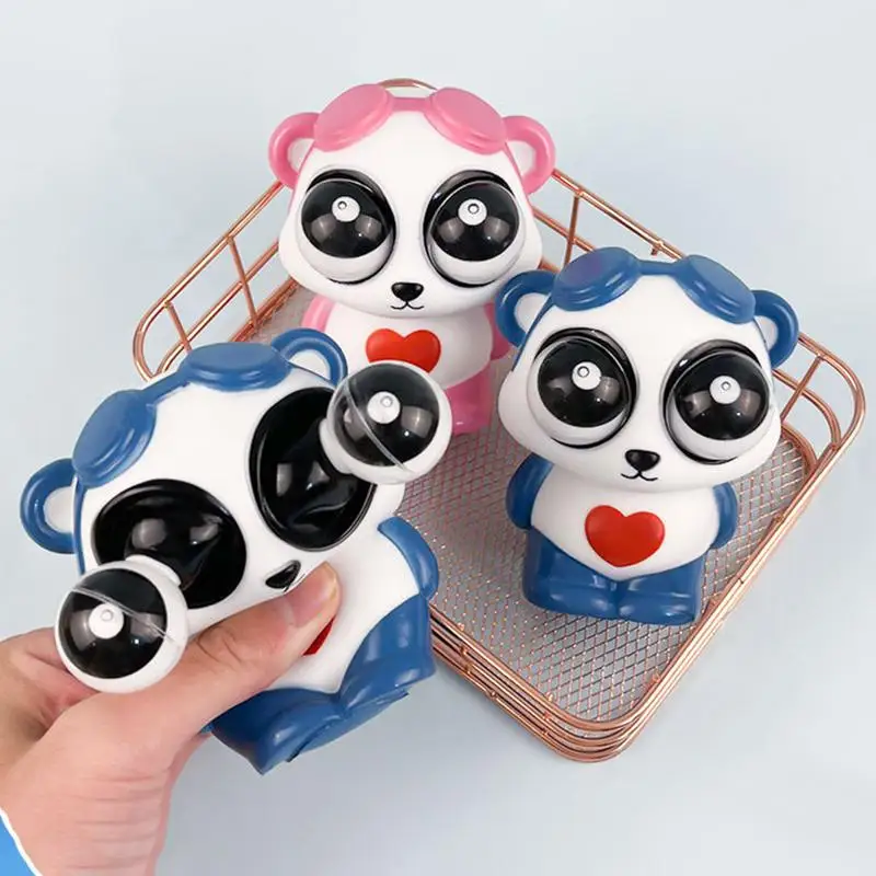 

Антистрессовые игрушки-панды для детей и взрослых, забавные игрушечные куклы-мячи для снятия стресса, животные, глаза, игрушки, подарки