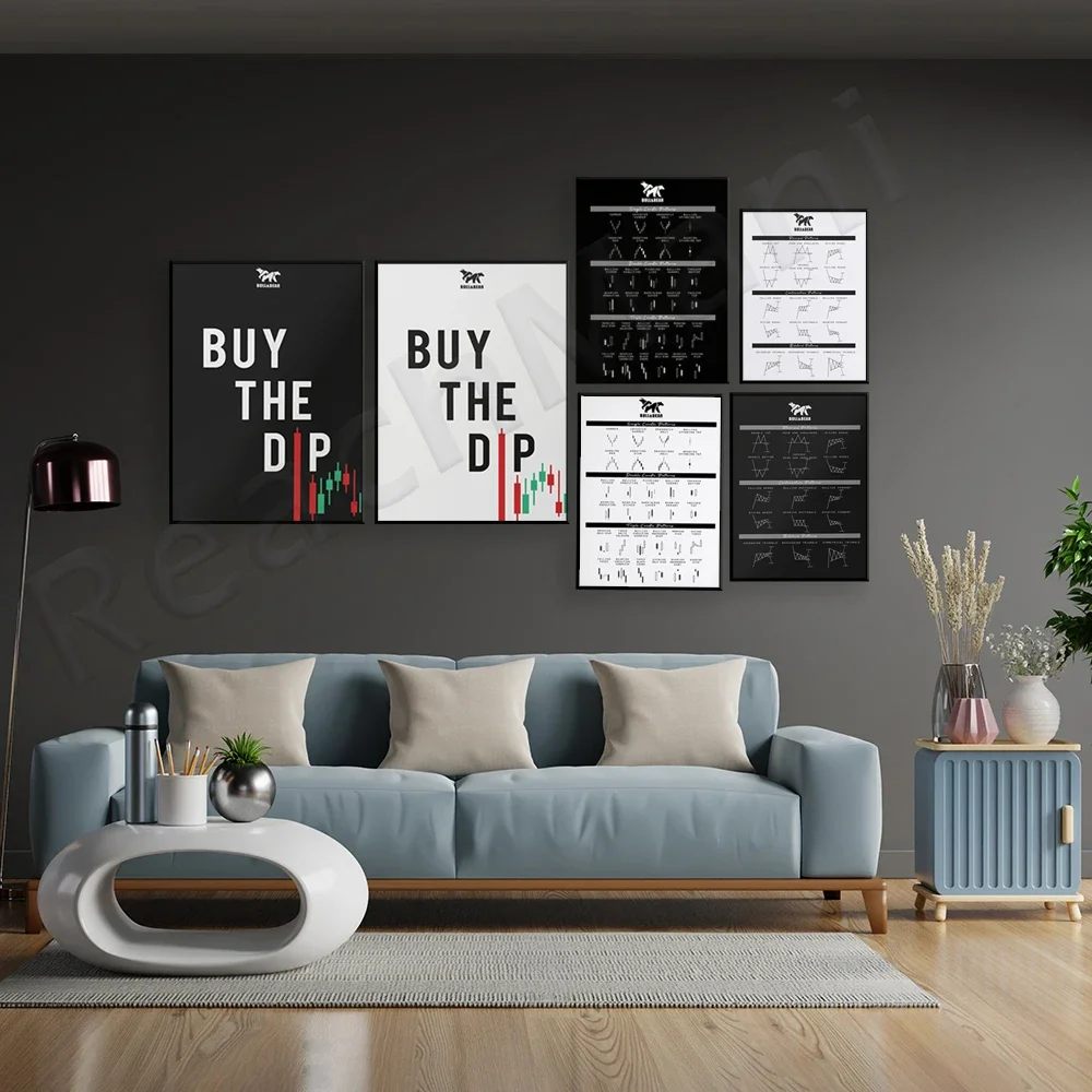 Фото Купите издание «The Dip For Traders» из коллекции Traders Poster: Технический анализ графических моделей, криптовалюты, Форекс, фондовый рынок. №3