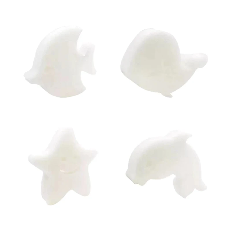 

4PCS Oil Absorbing Sponge Scum Sponge Animal Shape Cleaning Sponge Foam Remover For Hot Tubs Swimming Pool
