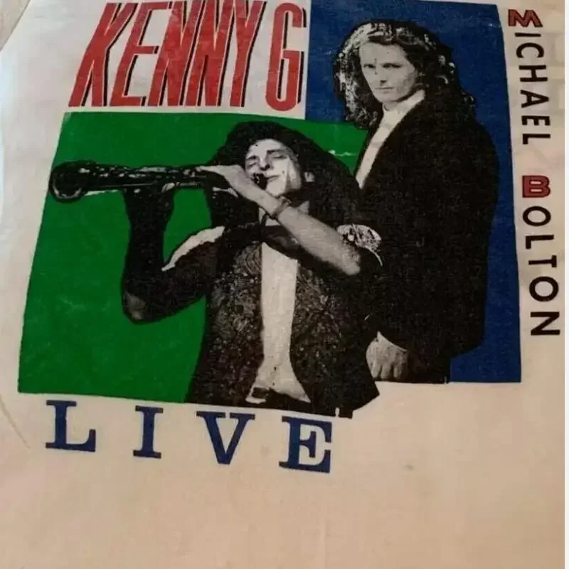 Фото Футболка Michael Bolton Kenny G для фанатов, размеры от S до 5XL №1