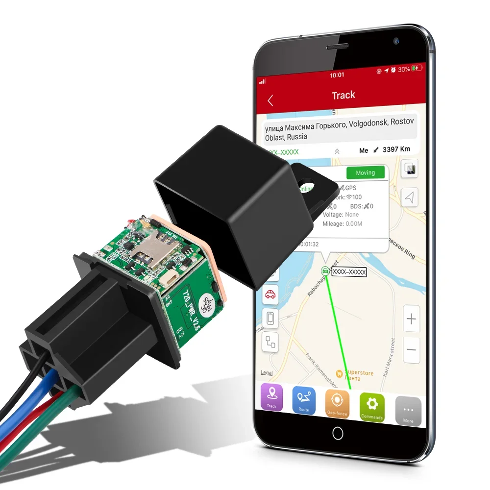 OBD GPS-трекер Автомобильный трекер Micodus MV33 Отслеживание в реальном времени